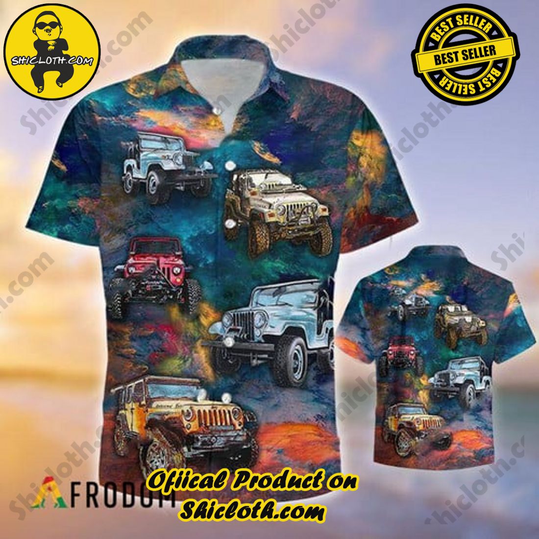 Shicloth Fashion Store's Hawaiian Shirts and Shorts - Perfect Gifts for Friends and Loved Ones 11 Jeep Hawaiian Shirt