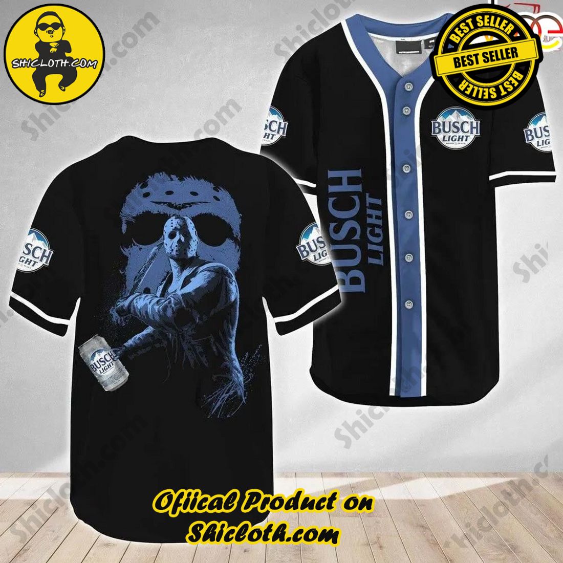 Shicloth's All-Star Baseball Jersey Shirt Collection 15 Laugh Cry Take My Busch Light I Kill You Baseball Jersey