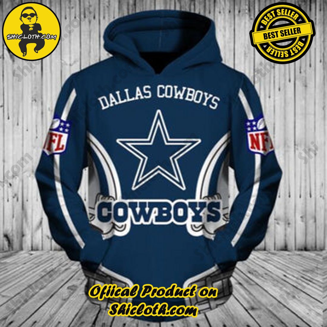 Hot Hot Hot Christmas Best Seller: Shiclothshop's 3D Hoodies 8 Low Price Dallas Cowboys Hoodie 3D Helmet With Zipper, Pullover