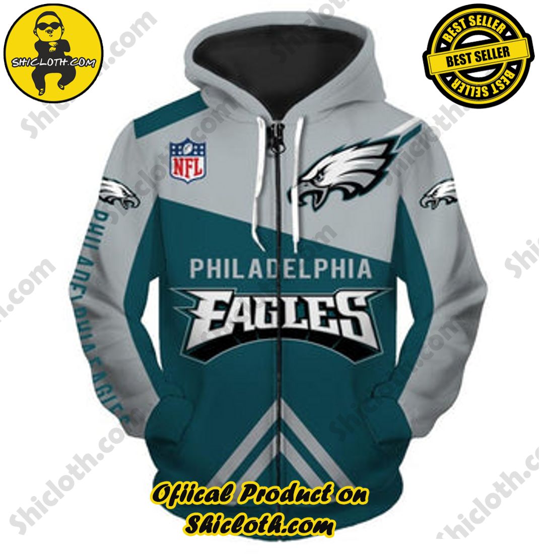 Hot Hot Hot Christmas Best Seller: Shiclothshop's 3D Hoodies 12 Men is Philadelphia Eagles Hoodies Cheap 3D Sweatshirt Pullover
