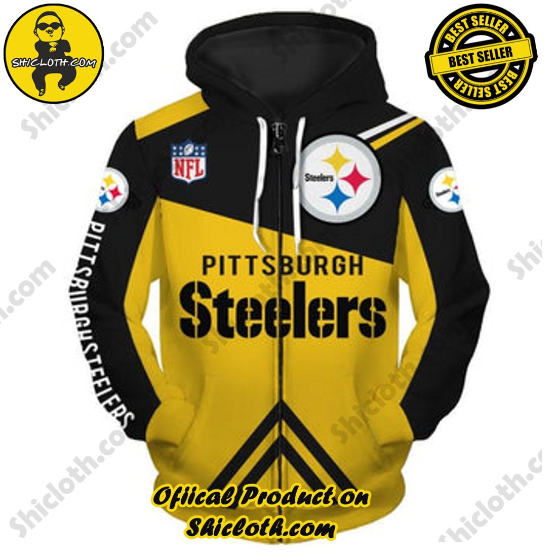 Hot Hot Hot Christmas Best Seller: Shiclothshop's 3D Hoodies 13 Men is Pittsburgh Steelers Hoodies Cheap 3D Sweatshirt Pullover