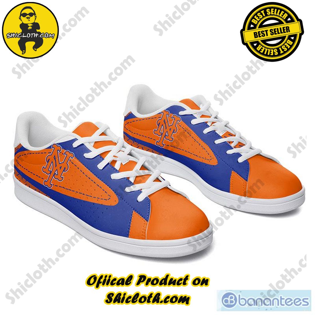 Shicloth's Stan Smith Shoes - A Perfect Gift for Sports Enthusiasts and Fashion Aficionados 7 MLB New York Mets Adidas Stan Smith Shoes