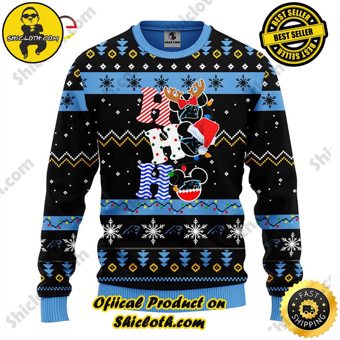 Carolina Panthers NFL Ugly Christmas Sweater - HipposFashion