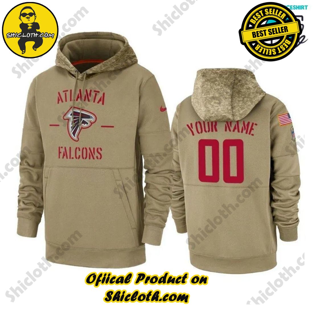 Personalized Atlanta Falcons NFL 3D Hoodie