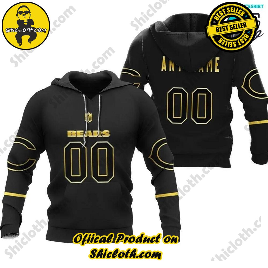 Personalized Chicago Bears NFL Gifts For Fan Limited Design 3D Hoodie