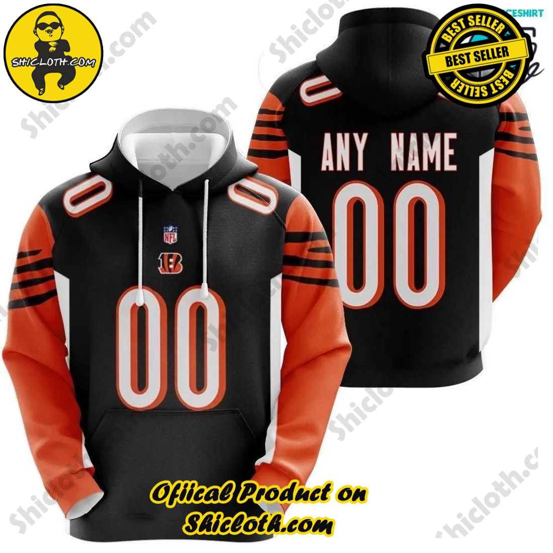 Personalized Cincinnati Bengals NFL Limited 3D Hoodie