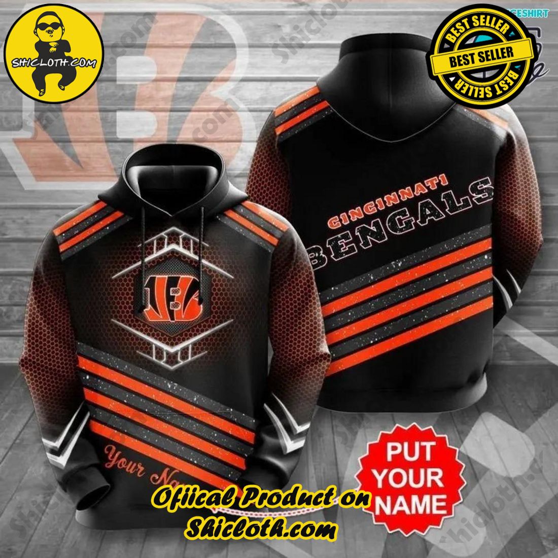 Personalized Cincinnati Bengals NFL Limited Design 3D Hoodie