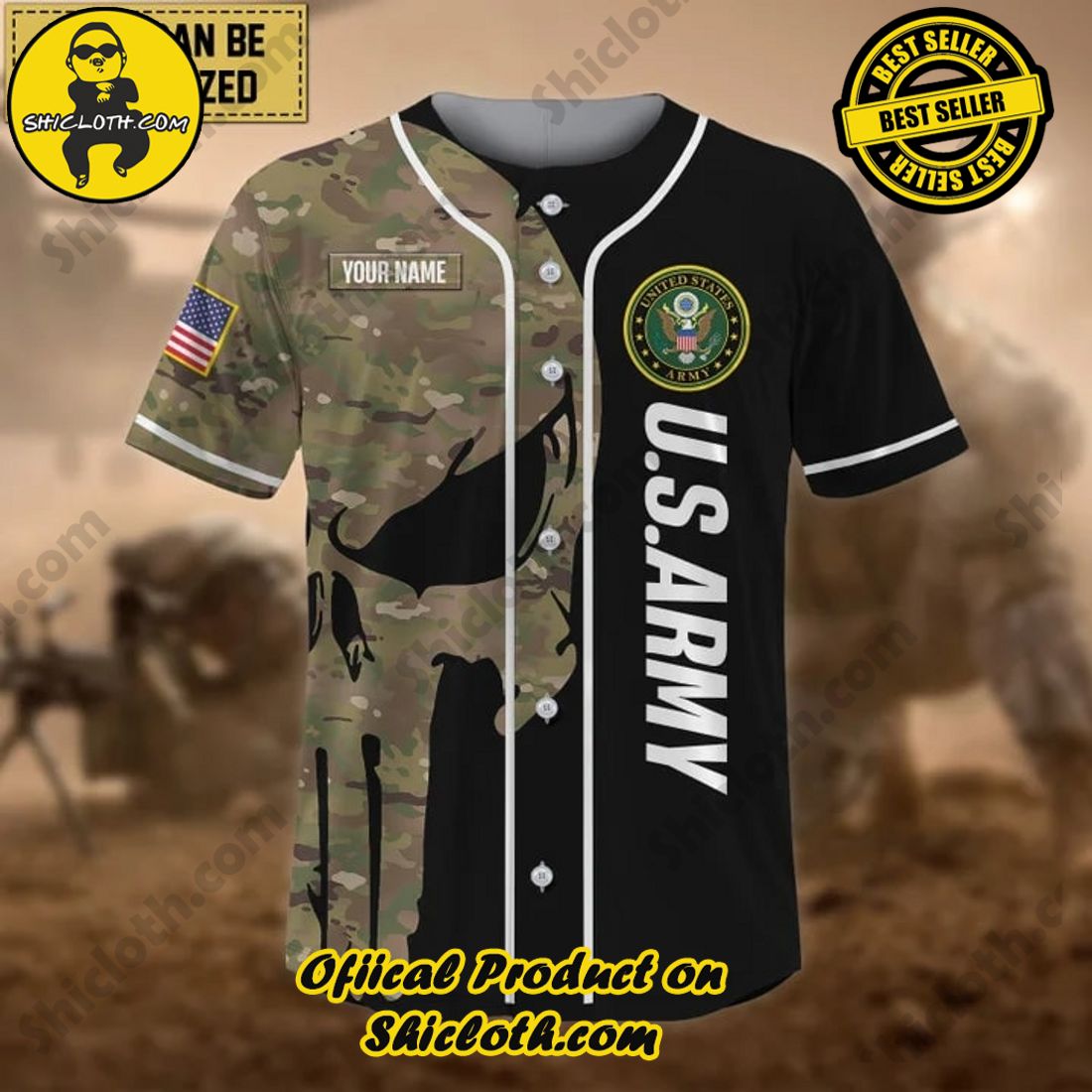 Hot trend:Shicloth's All-Star Baseball Jersey Shirt Collection 28 Premium Personalised US Veteran Baseball Jersey Shirt