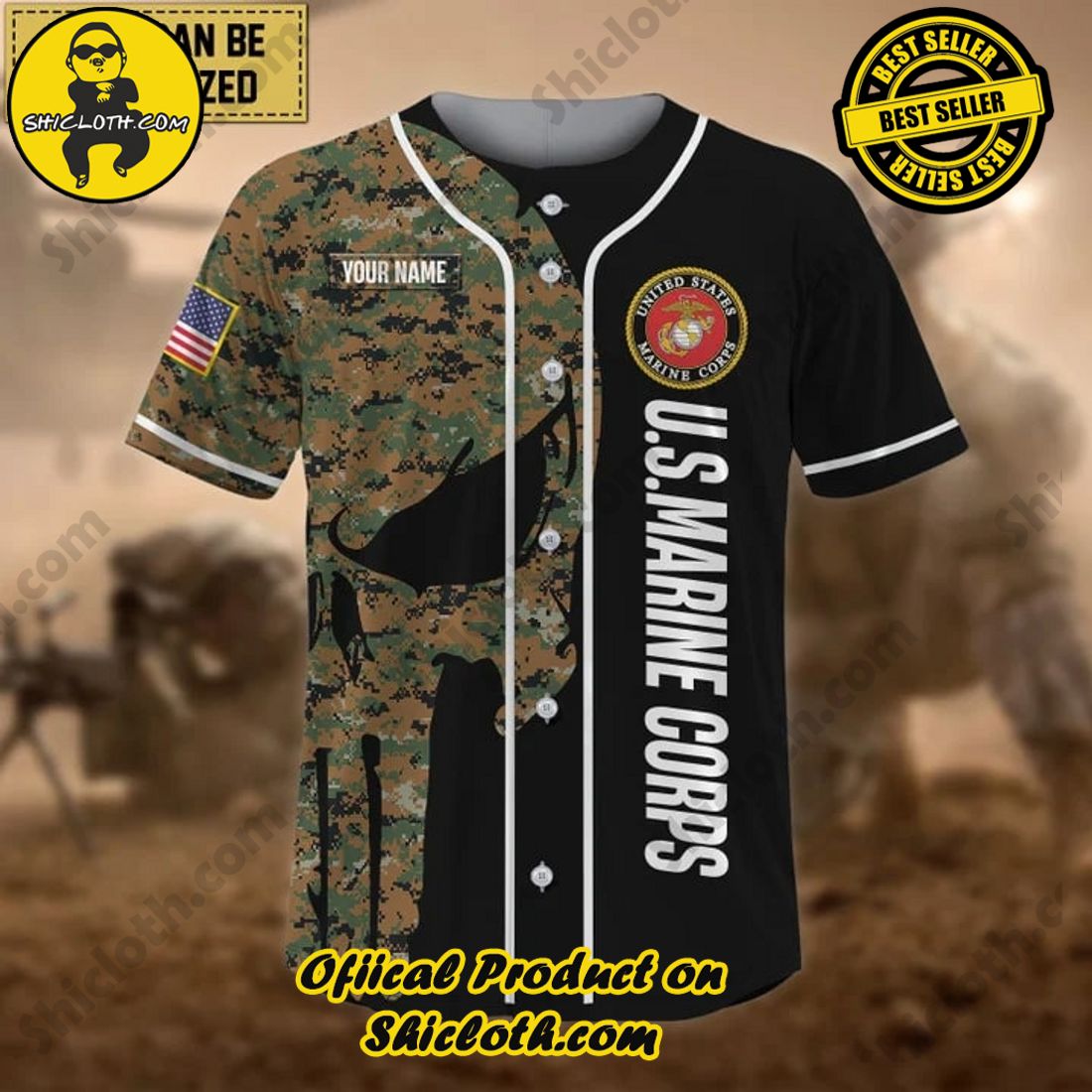 Hot trending: Shicloth's All-Star Baseball Jersey Shirt Collection 18 Premium Personalised US Veteran Baseball Jersey Shirt