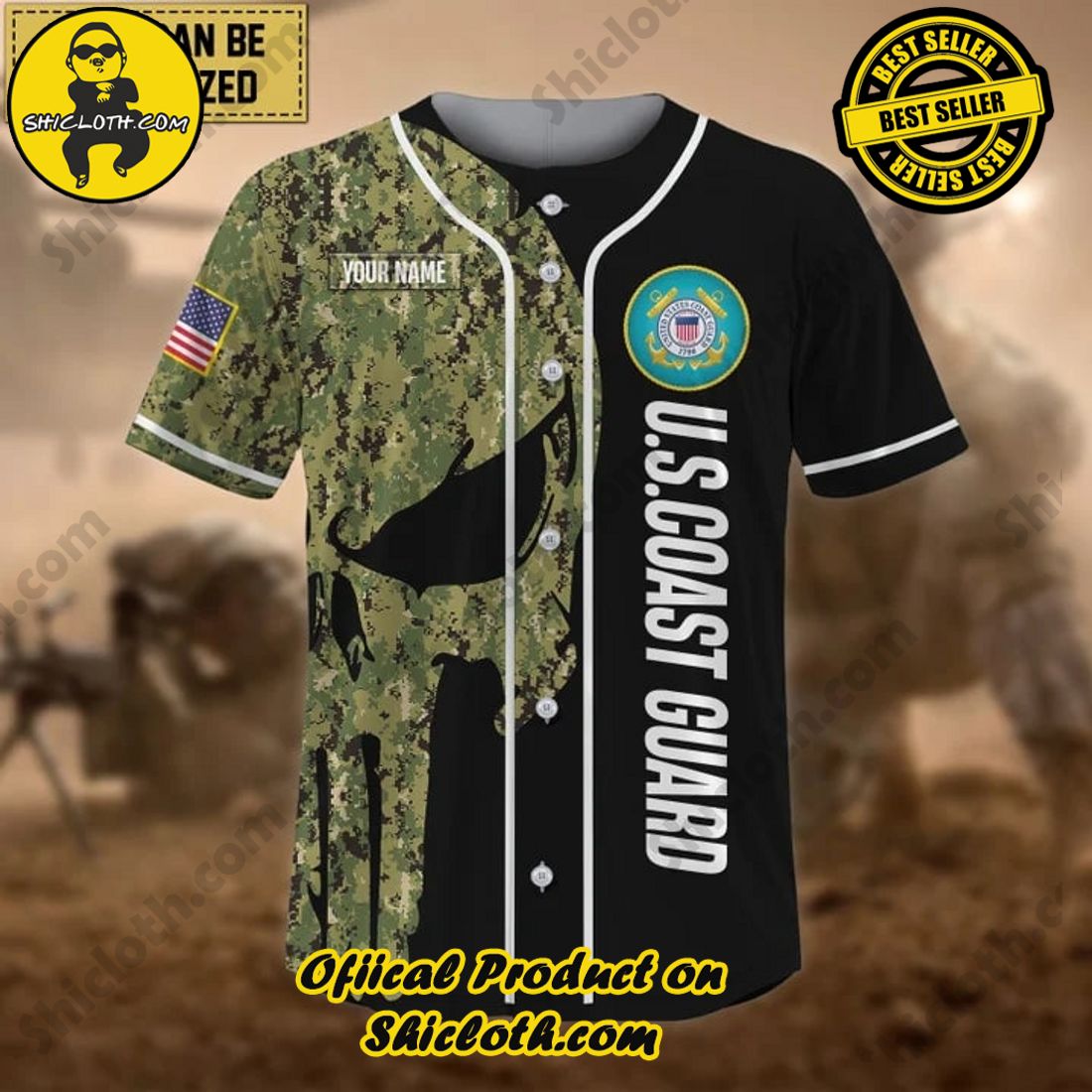 Hot trend:Shicloth's All-Star Baseball Jersey Shirt Collection 30 Premium Personalised US Veteran Shirt Baseball Jersey