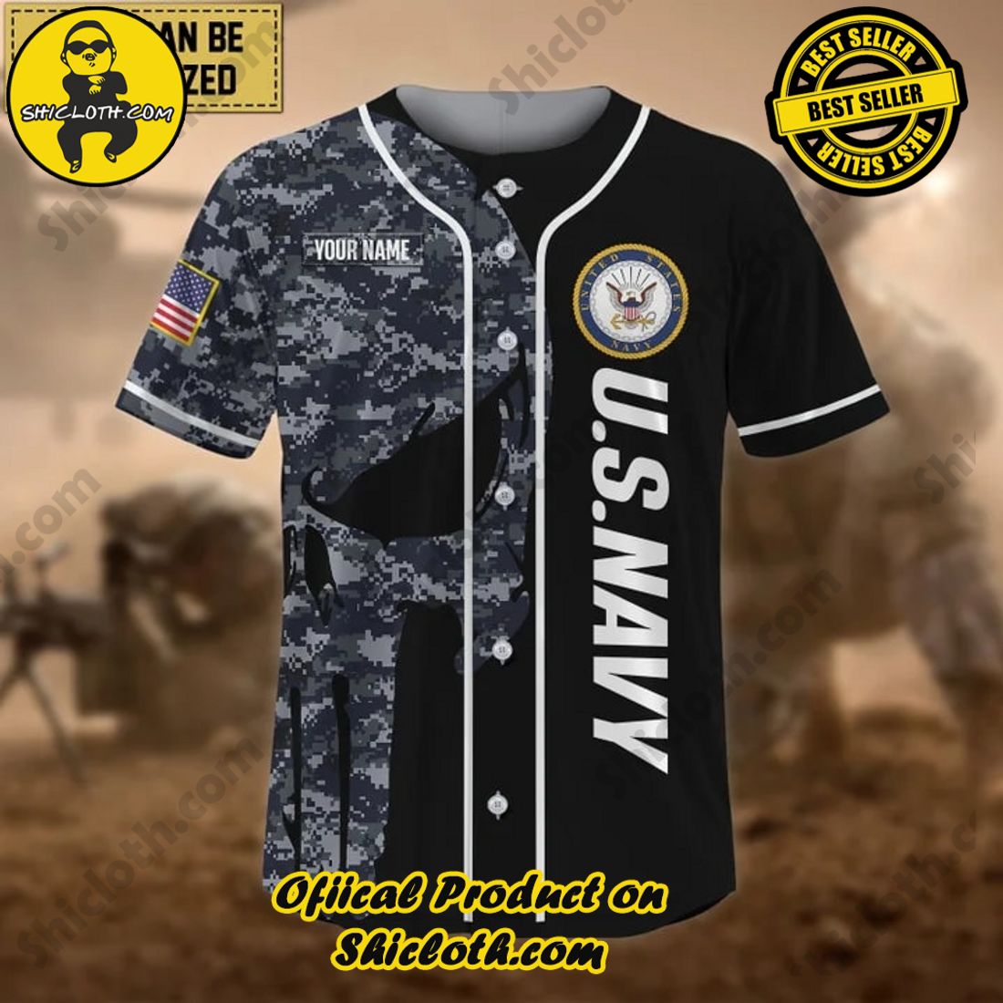 Hot trend:Shicloth's All-Star Baseball Jersey Shirt Collection 31 Premium Personalised US Veteran White Baseball Jersey