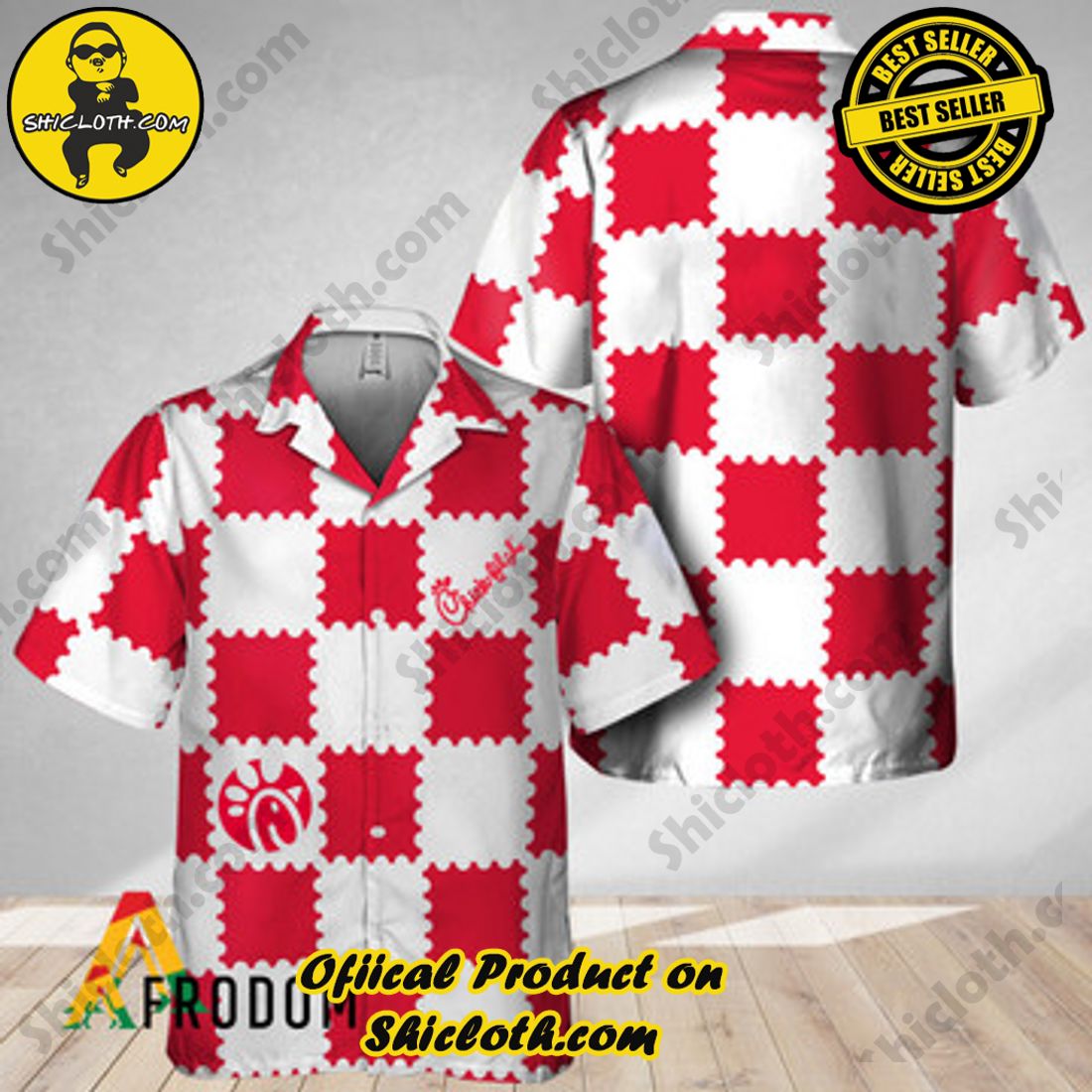 A Fantastic Gift for Summer Getaways: Shiclothshop's Hawaiian Shirts 17 Trendy Gingham Chick Fil A Hawaiian Shirt