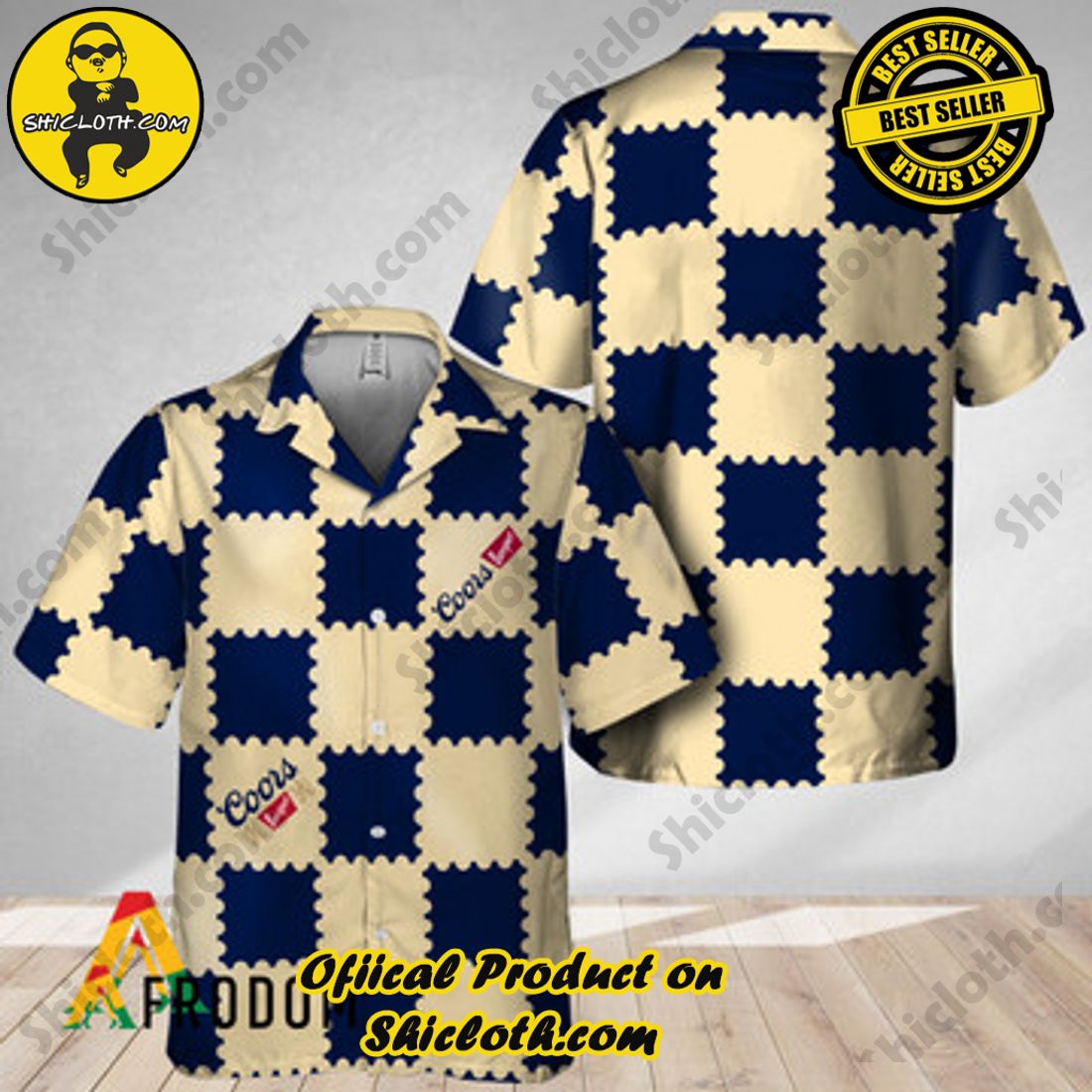 A Fantastic Gift for Summer Getaways: Shiclothshop's Hawaiian Shirts 18 Trendy Gingham Coors Banquet Hawaiian Shirt