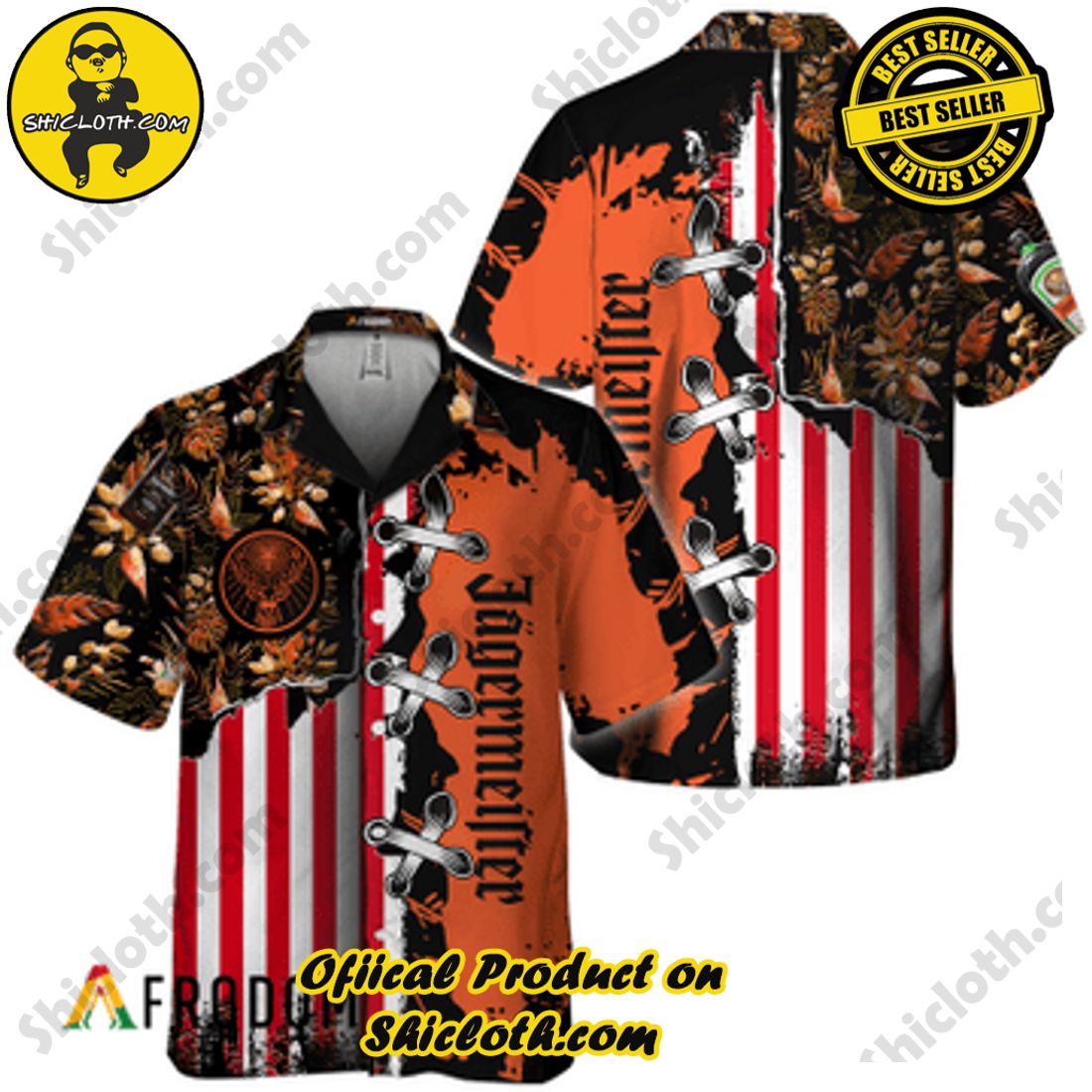 The Perfect Summer Vacation Gift - Shicloth's Hawaiian Shirts 47 Vintage Tropical Flower Jagermeister Hawaiian Shirt