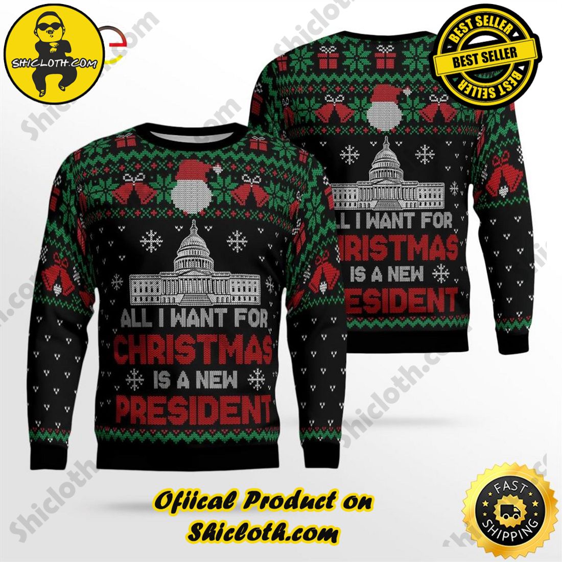 Hot trending for Christmas : Sweaters from Shiclothshop 1 All I Want For Christmas Ugly Sweater Ideas