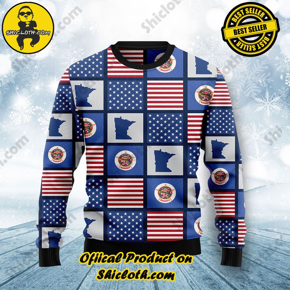 Hot Trending Shiclothshop's Sweaters: The Perfect Fashionable Gift for Everyone 28 Amazing Minnesota Ugly Christmas Sweater