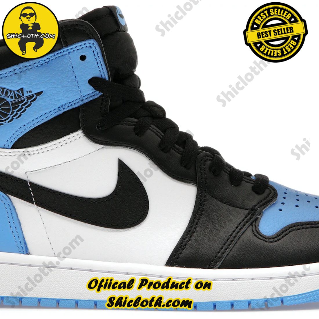 Step Up Your Style with Authentic Air Jordan Sneakers from Shiclothshop 8 Authentic Jordan 1 Retro High OG UNC Toe
