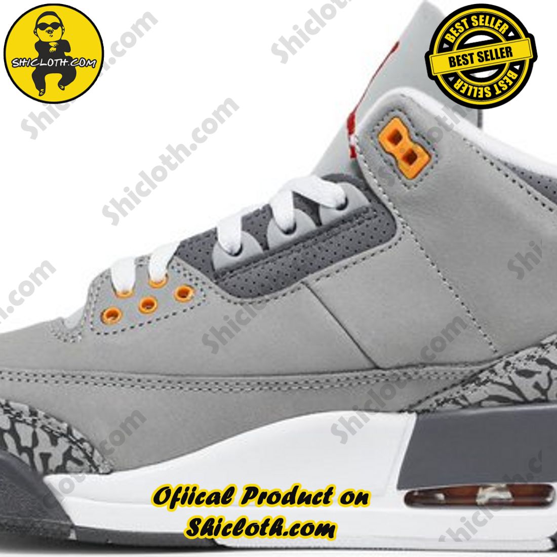 Authentic Jordan 3 Retro Cool Grey (2021) 4 Authentic Jordan 3 Retro Cool Grey (2021) - Image 4