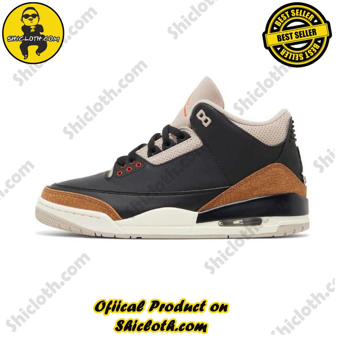 Hot trending: Step Up Your Style with Authentic Air Jordan Sneakers from Shiclothshop 2 Authentic Jordan 3 Retro Desert Elephant