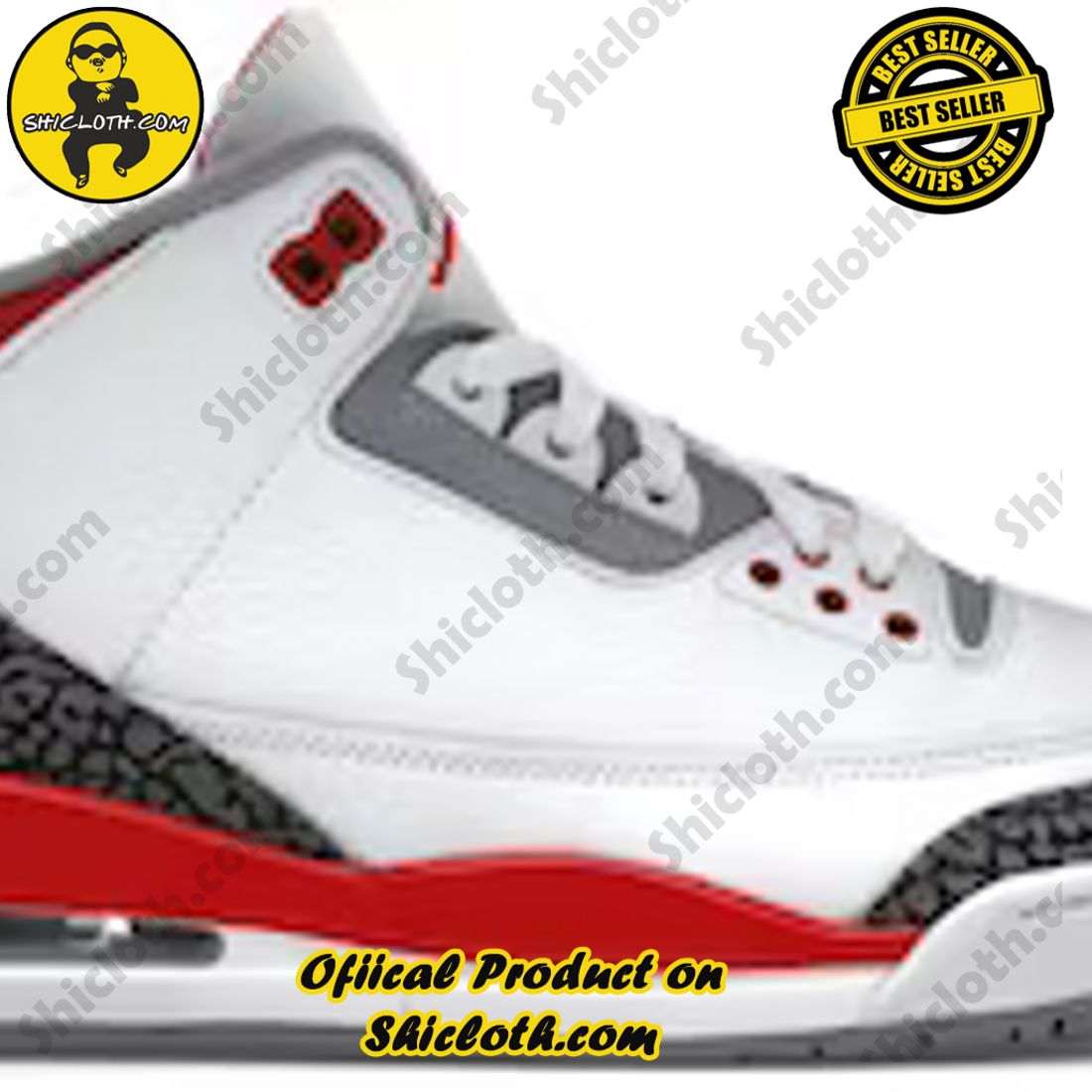 Best Seller: Step Up Your Style with Authentic Air Jordan Sneakers from Shiclothshop 4 Authentic Jordan 3 Retro Racer Blue