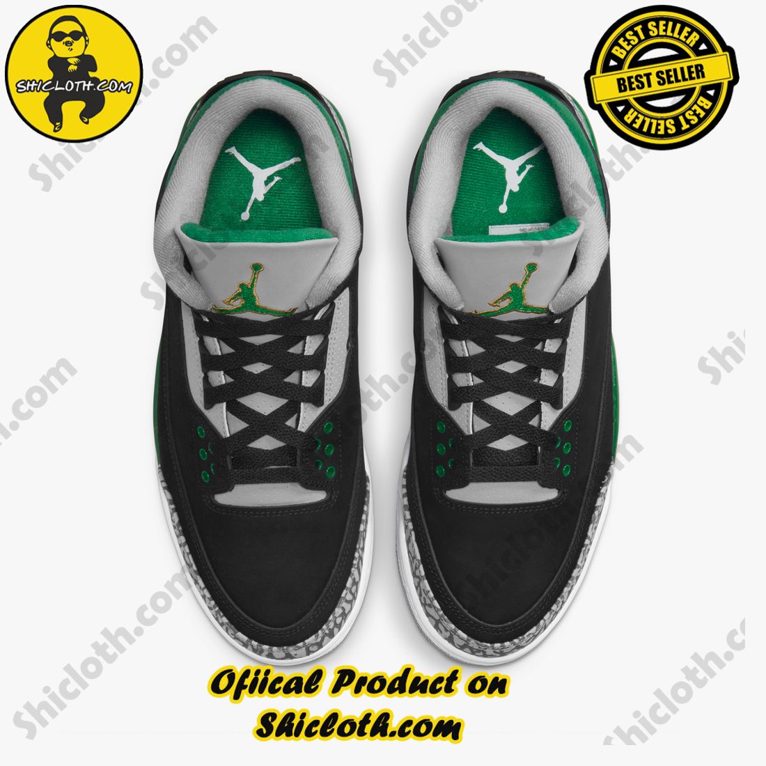 Authentic Jordan 3 Retro Pine Green 2 Authentic Jordan 3 Retro Pine Green - Image 2