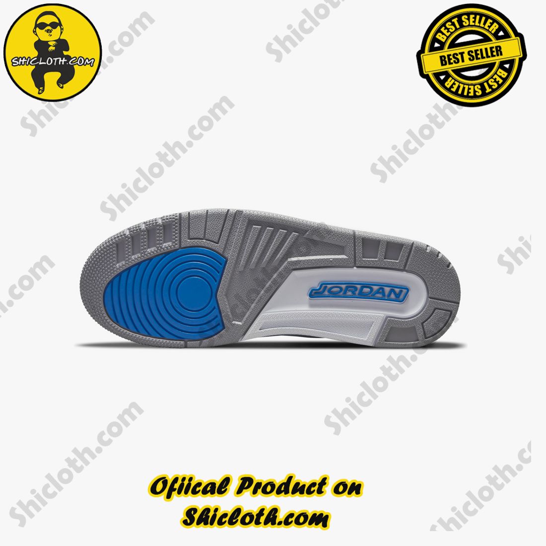 Authentic Jordan 3 Retro Racer Blue 3 Authentic Jordan 3 Retro Racer Blue - Image 3