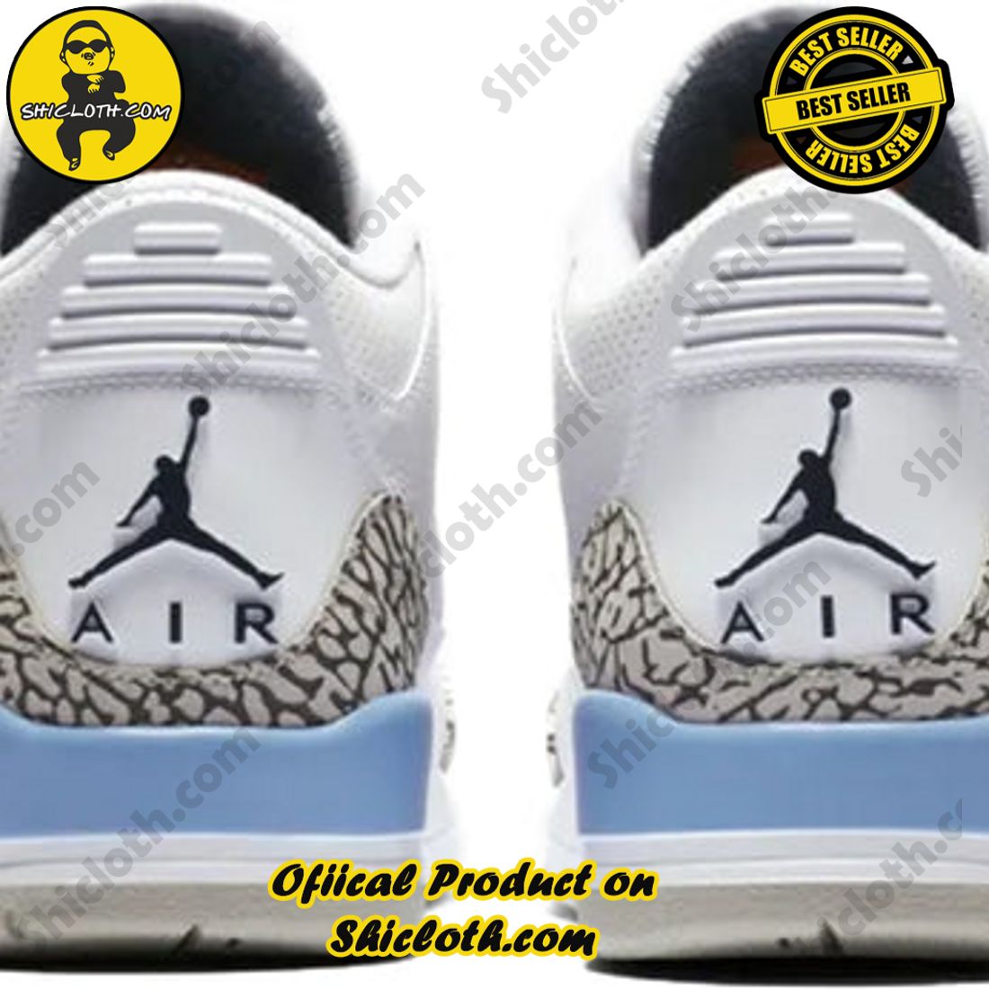 Authentic Jordan 3 Retro UNC (2020) 4 Authentic Jordan 3 Retro UNC (2020) - Image 4