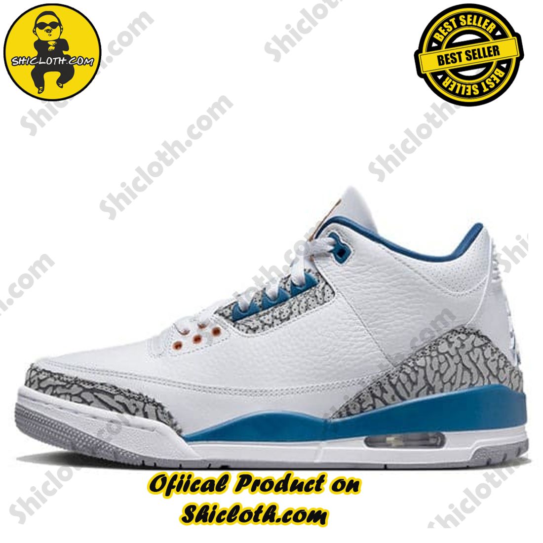 Hot trending: Step Up Your Style with Authentic Air Jordan Sneakers from Shiclothshop 10 Authentic Jordan 3 Retro Wizards