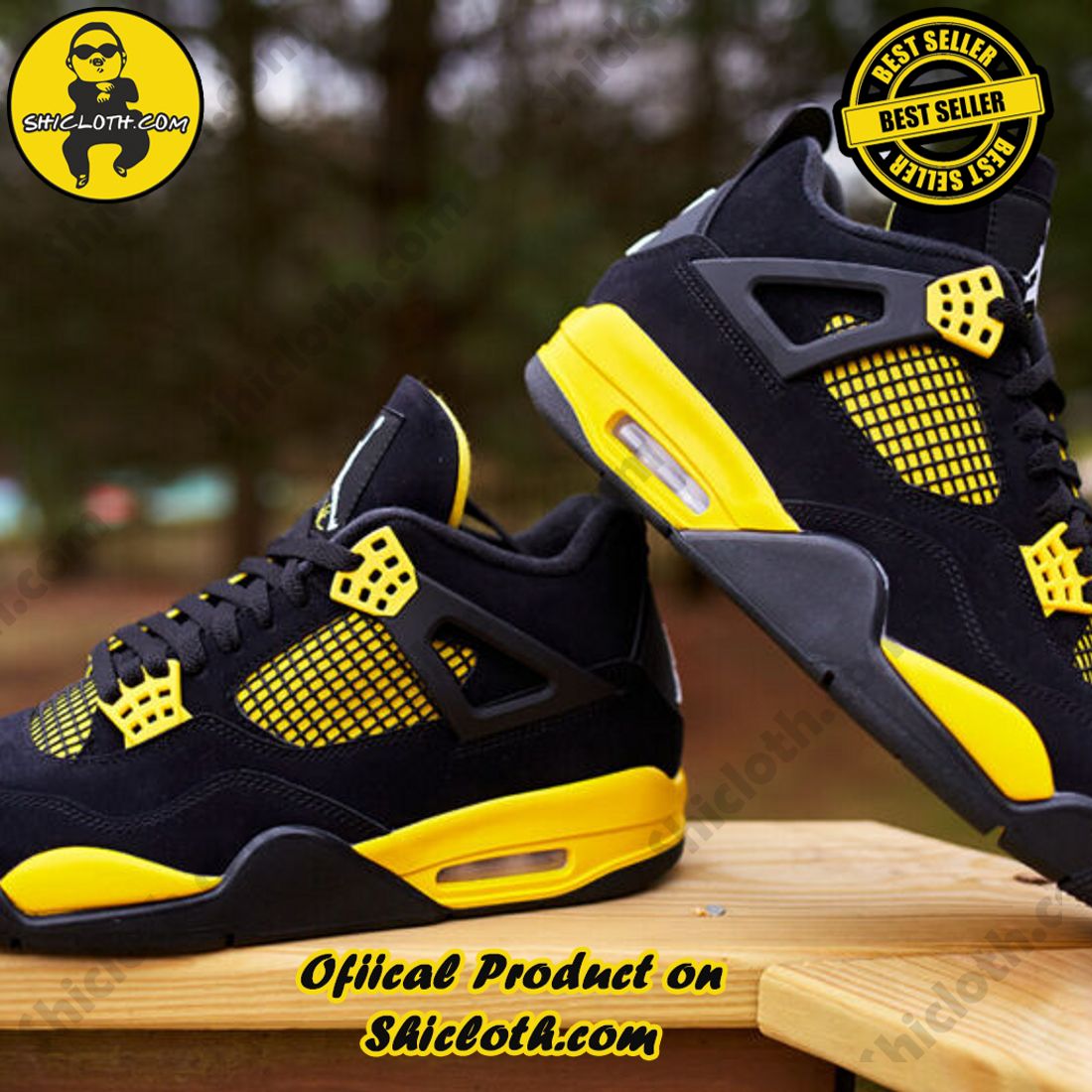 Step Up Your Style with Authentic Air Jordan Sneakers from Shiclothshop 10 Authentic Jordan 4 Retro Thunder 2023