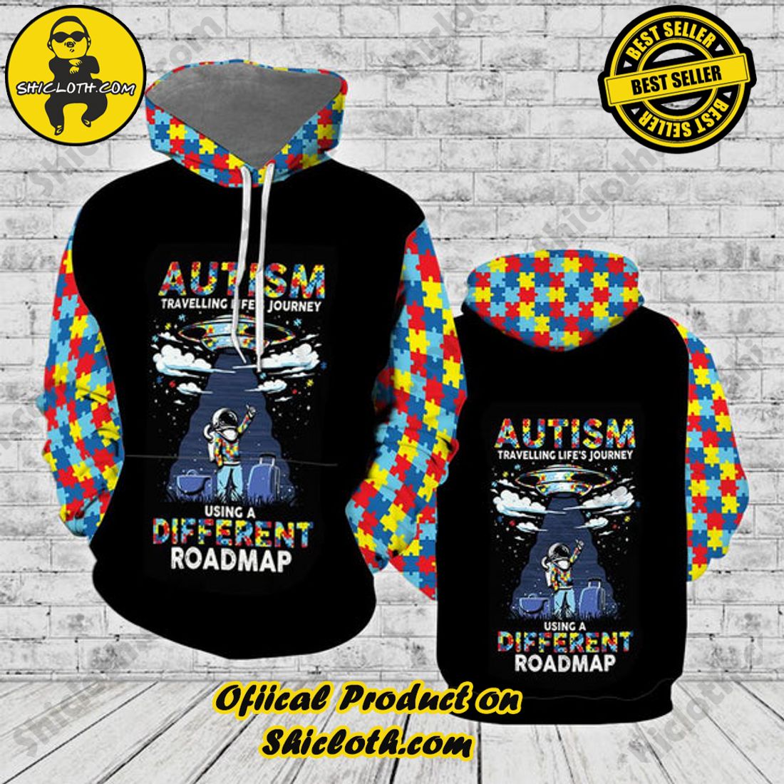 Shiclothshop's 3D Hoodies: The Ultimate Fashionable Gift for Everyone 3 Autism 3D All Over Print Hoodie