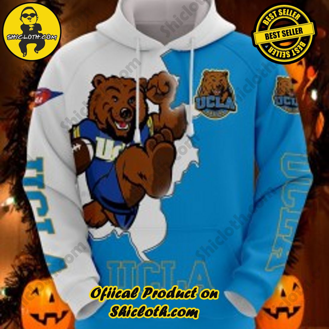 Hot Trending and Best Seller for Christmas: Shiclothshop's 3D Hoodies 1 Be The Ultimate Fan With Ucla Bruins 3D Hoodie