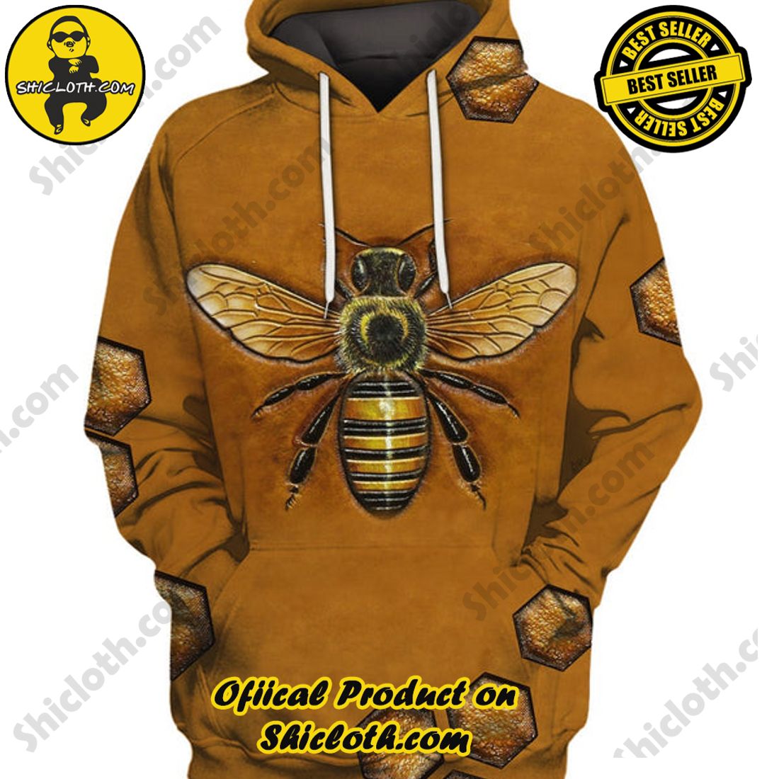 Shiclothshop's 3D Hoodies: The Ultimate Fashionable Gift for Everyone 4 Bee 3D All Over Print Hoodie