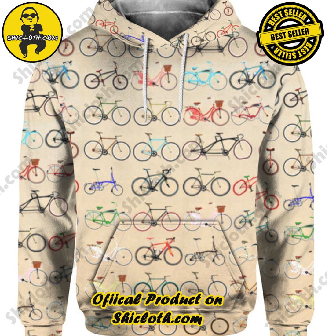 Shiclothshop's 3D Hoodies: The Ultimate Fashionable Gift for Everyone 7 Bicycle 3D All Over Print Hoodie