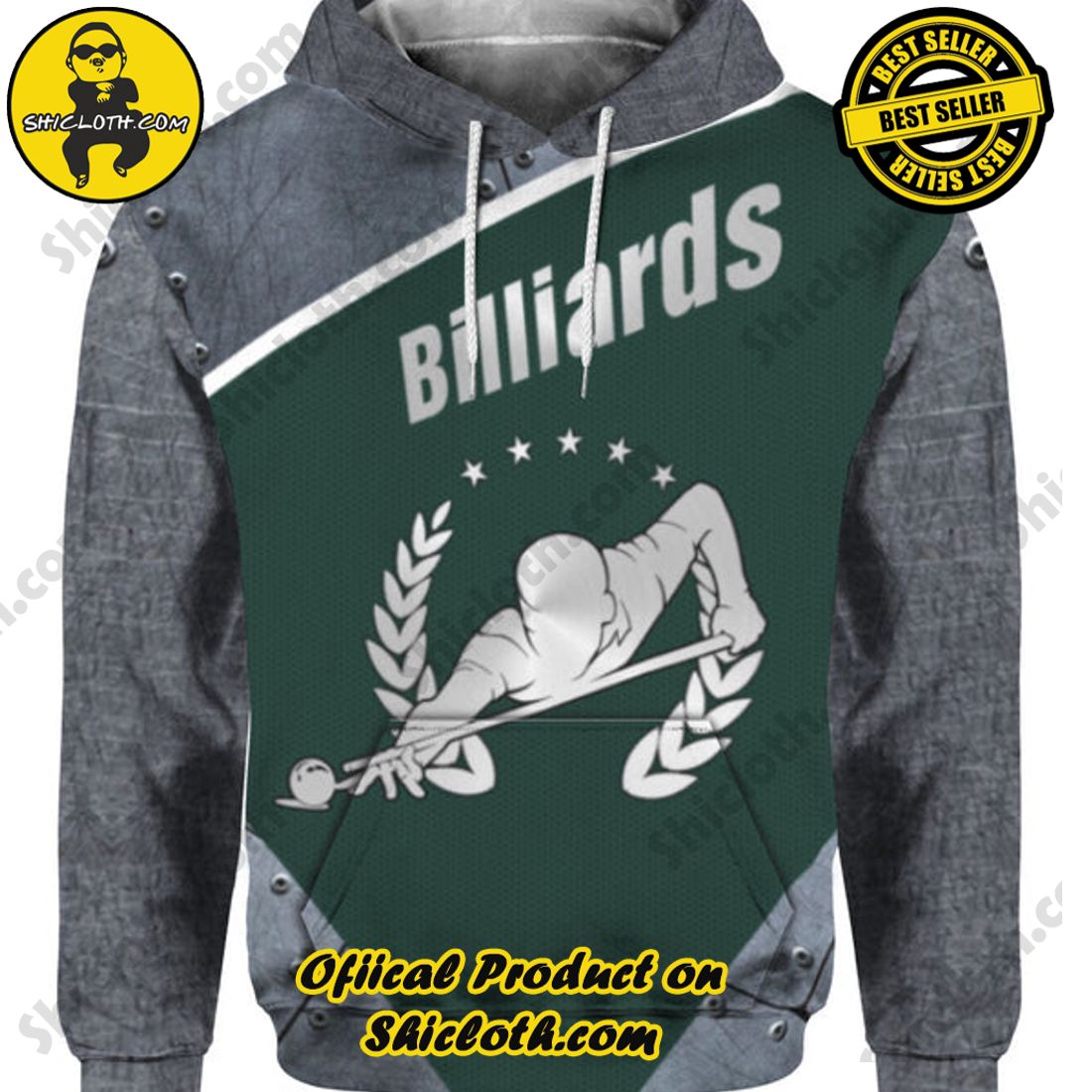 Shiclothshop's 3D Hoodies: The Ultimate Fashionable Gift for Everyone 10 Billiards 3D All Over Print Hoodie Ver 2