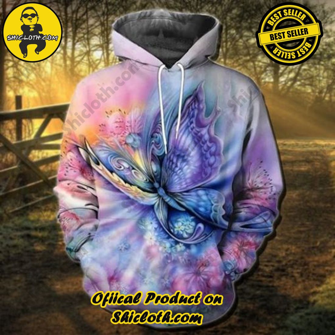 Hot trending: Explore the Ultimate Personalized Style with Shiclothshop's 3D Custom Hoodies 8 Butterfly 3D All Over Print Custom Hoodie For Men