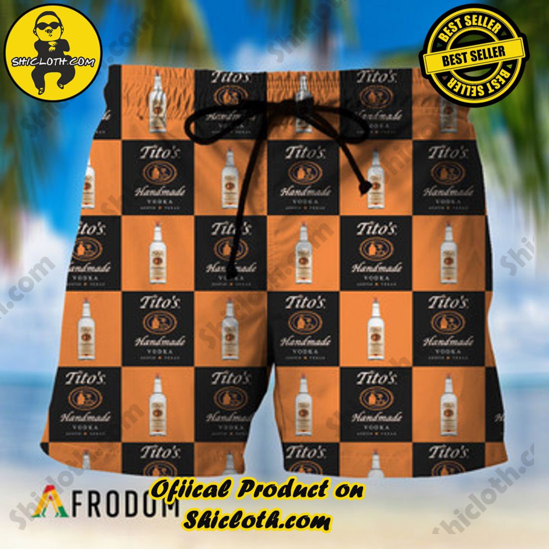 Best Seller And Hot Trending for Summer : Shiclothshop's Hawaiian Shirts 29 Checkerboard Tito is Vodka Hawaiian Shorts