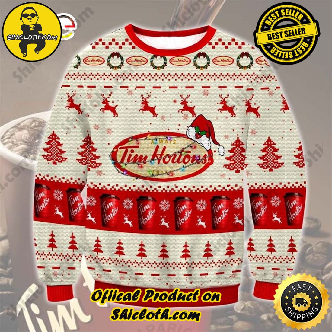 Shiclothshop's Sweaters: The Perfect Fashionable Gift for Everyone 9 Christmas Fast Food Snacks Ugly Sweater
