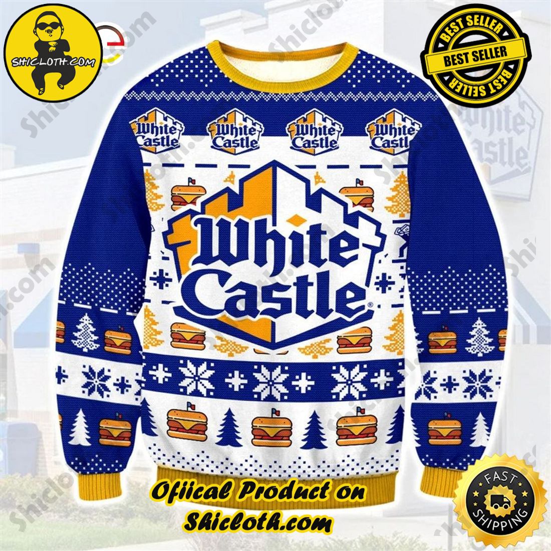 Hot Trending: Shiclothshop's Ugly Christmas Sweaters: Embrace Festive Fashion with Flair 6 Christmas Pizza Ugly Christmas Sweater