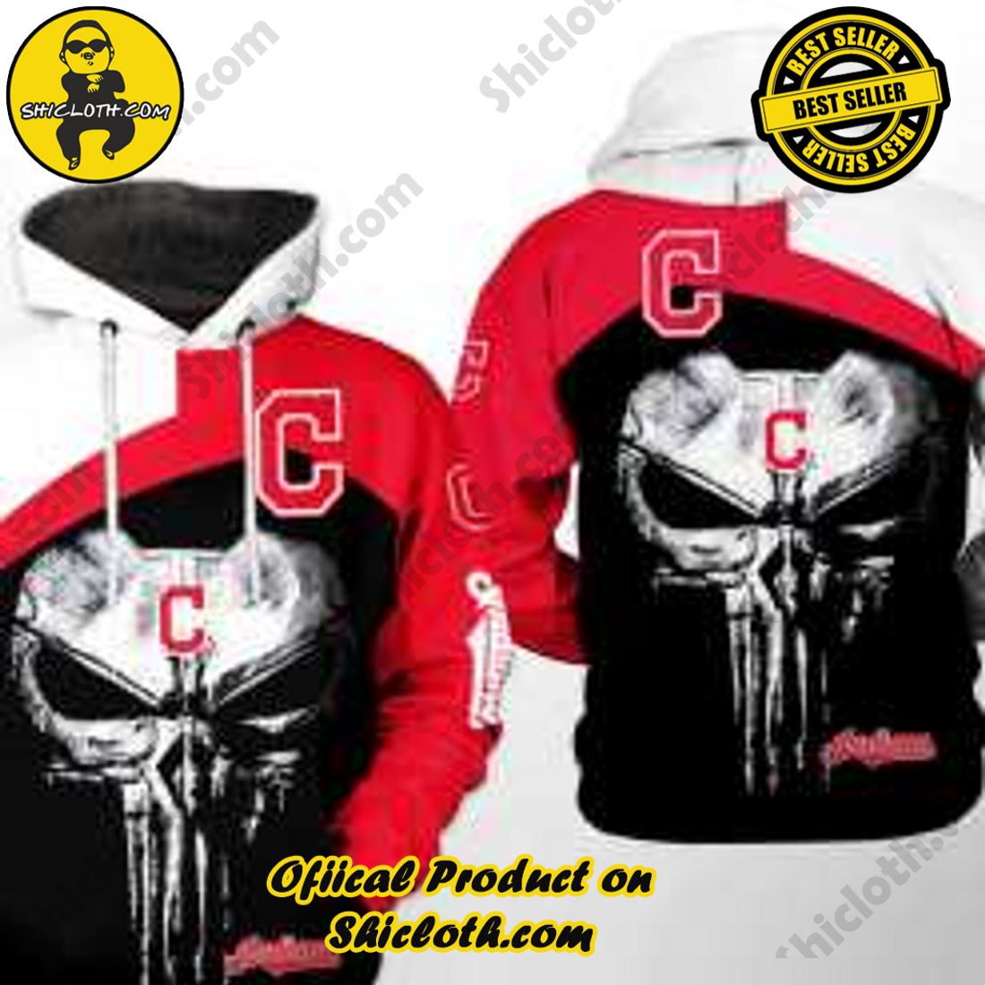 Cleveland Guardians MLB Custom Number And Name 3D Hoodie For Men