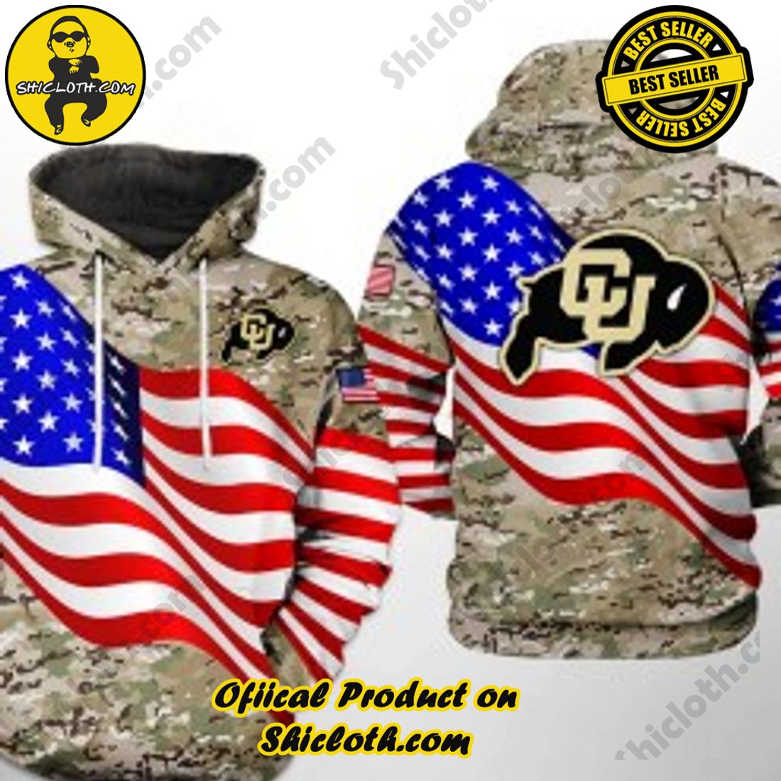 Best seller: Explore the Ultimate Personalized Style with Shiclothshop's 3D Custom Hoodies 11 Colorado Buffaloes Ncaa Us Flag Camo Veteran All Over Print Zip-Up – Perfect For Fans 3D Custom Hoodie For Men