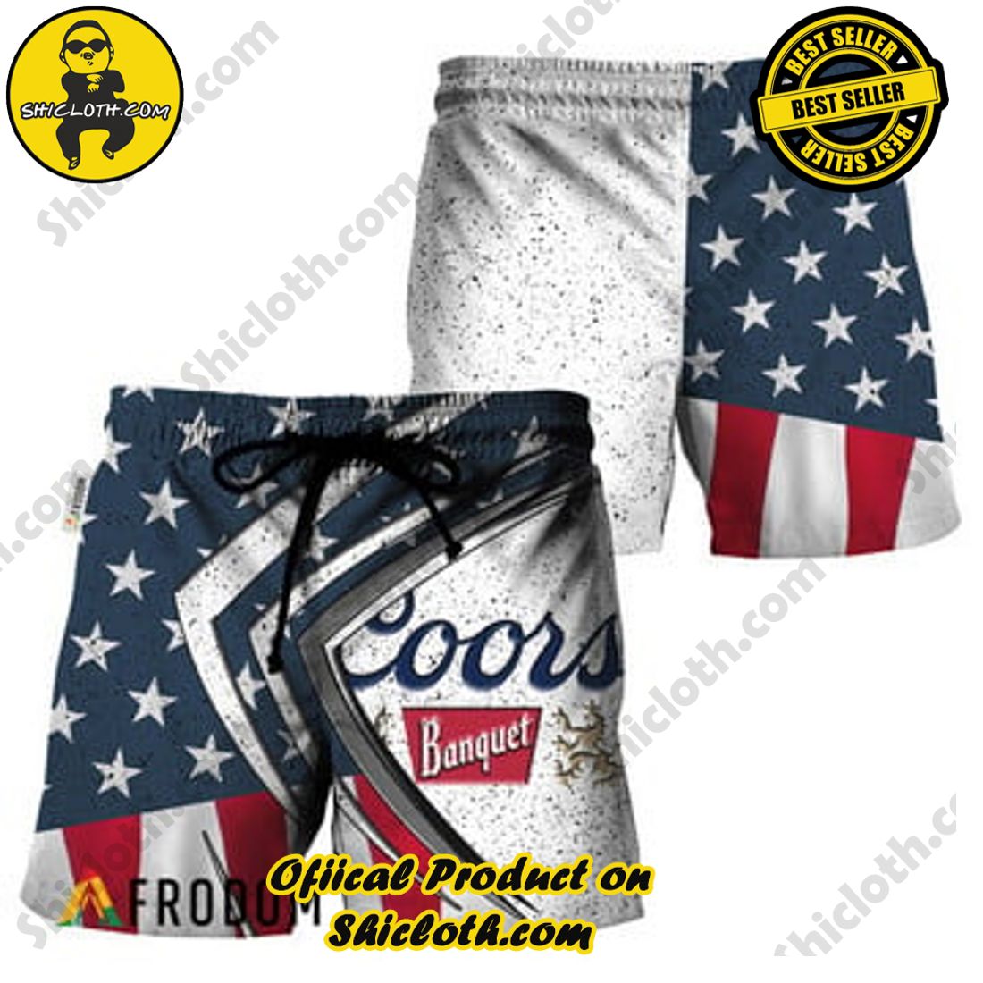 Fashion for Summer : Shiclothshop's Hawaiian Shirts 5 Coors Banquet Fourth Of July Esports Hawaiian Shorts