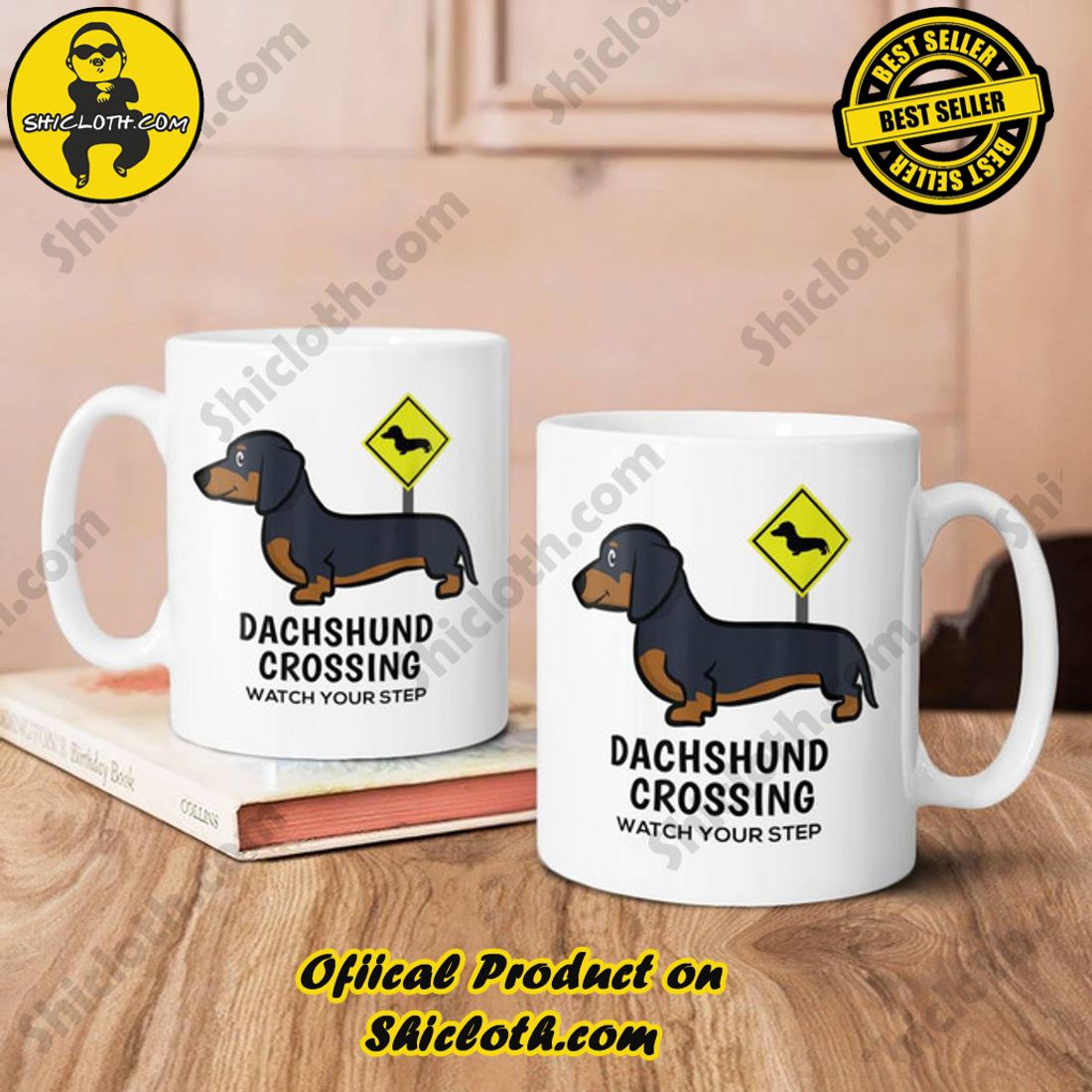 Dachshund Crossing Watch Your Step 4 Dachshund Crossing Watch Your Step - Image 4