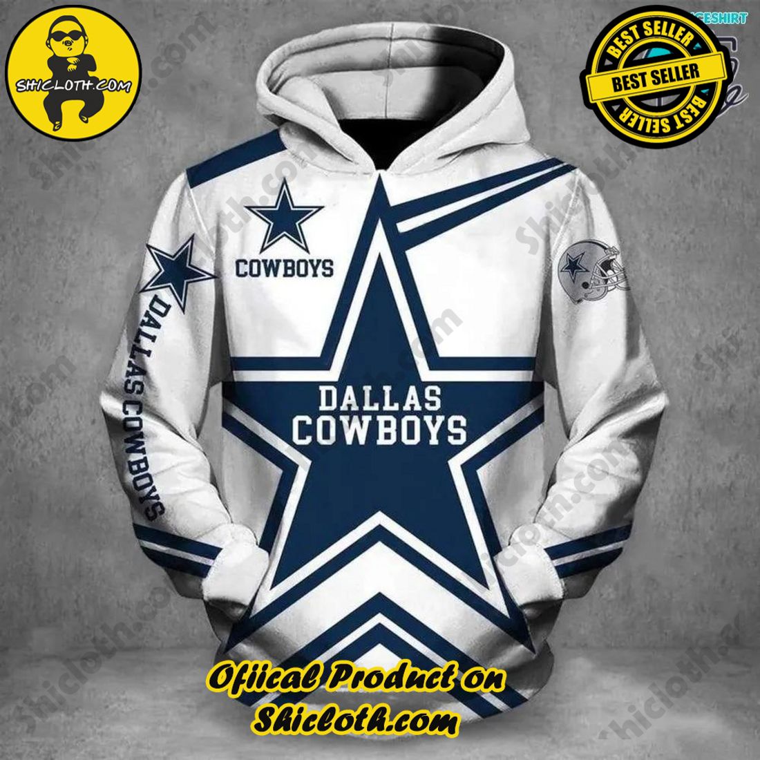 Explore the Ultimate Personalized Style with Shiclothshop's 3D Custom Hoodies 18 Dallas Cowboys NFL Limited Design 3D Custom Hoodie Style 14