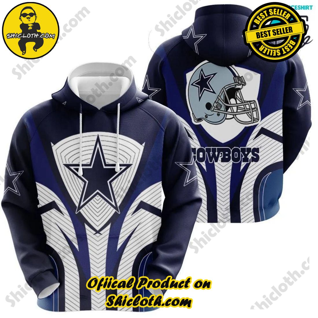 Explore the Ultimate Personalized Style with Shiclothshop's 3D Custom Hoodies 23 Dallas Cowboys NFL Limited Design 3D Custom Hoodie Style 19