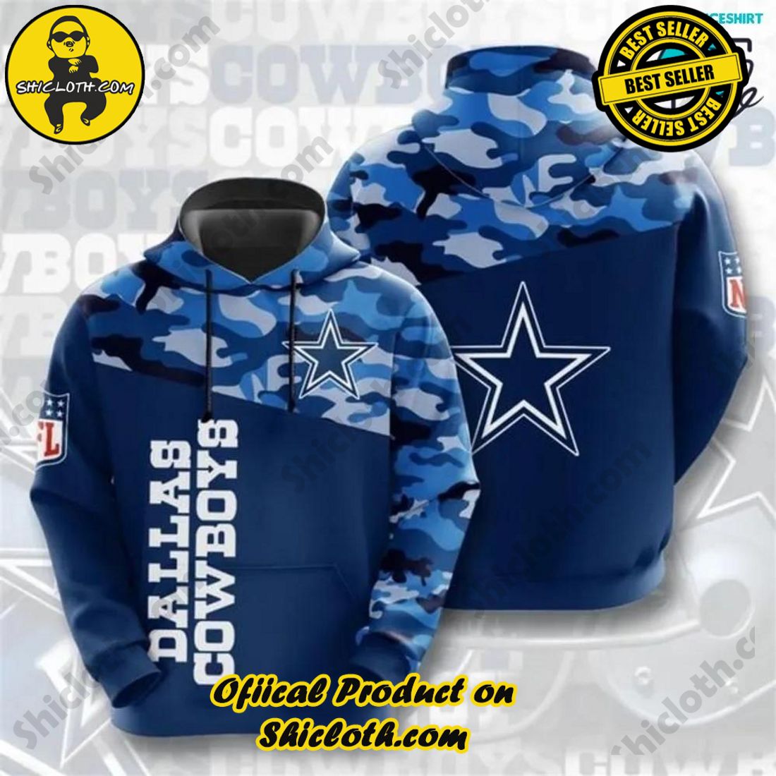 Explore the Ultimate Personalized Style with Shiclothshop's 3D Custom Hoodies 27 Dallas Cowboys NFL Limited Design 3D Custom Hoodie Style 23
