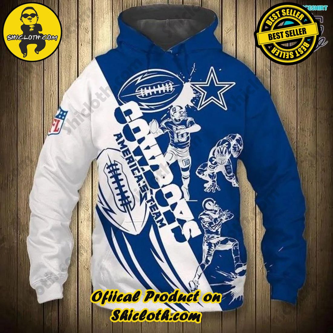 Explore the Ultimate Personalized Style with Shiclothshop's 3D Custom Hoodies 28 Dallas Cowboys NFL Limited Design 3D Custom Hoodie Style 24