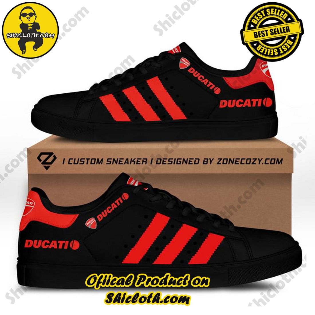 Step into Style with Shiclothshop's Stan Smith Low Top Shoes 9 Ducati Adidas Stan Smith Low Top Shoes