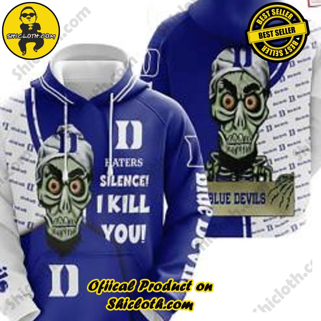 Hot Trending and Best Seller for Christmas: Shiclothshop's 3D Hoodies 4 Duke Blue Devils Achmed 3D Hoodie