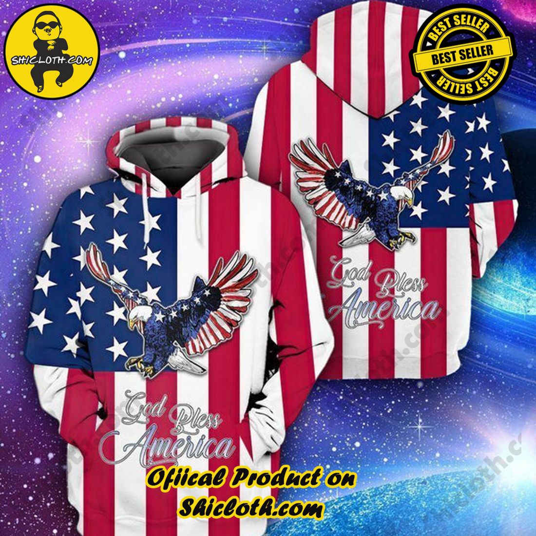 Best seller: Explore the Ultimate Personalized Style with Shiclothshop's 3D Custom Hoodies 20 Eagle All Over Print 3D Custom Hoodie For Men