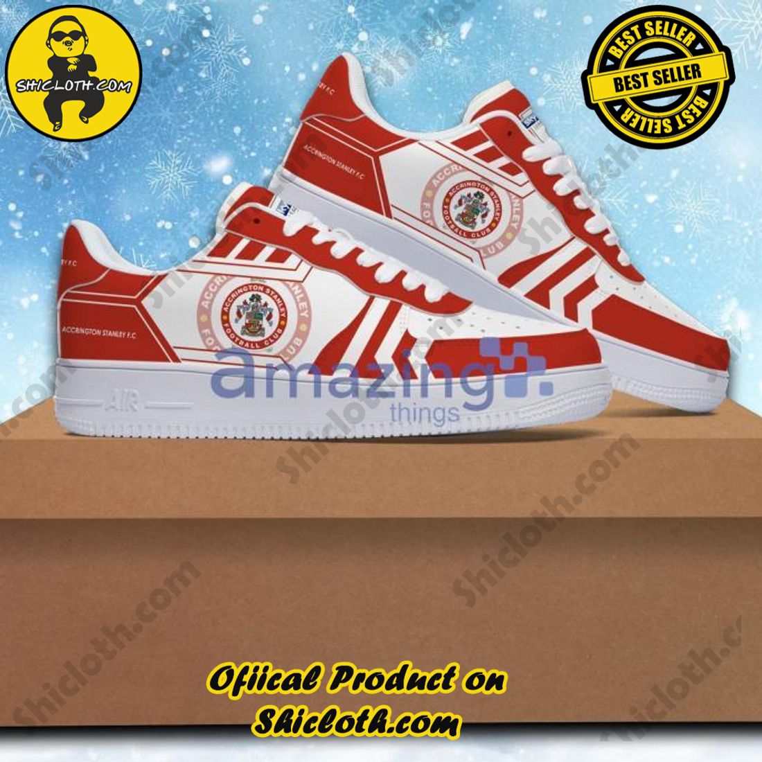 Hot Trending: Unveiling the Elegance of Shicloth's Air Force 1 Shoes Gift for All 11 EFL League One Accrington Stanley Air Force 1 Shoes